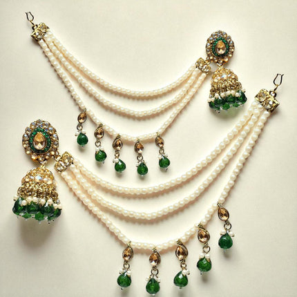 Traditional Bahubali Jhumka Earrings for Women, Wedding & Festive Wear | BG2074