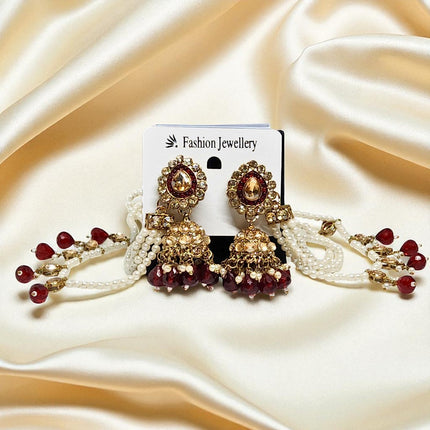 Traditional Bahubali Jhumka Earrings for Women, Wedding & Festive Wear