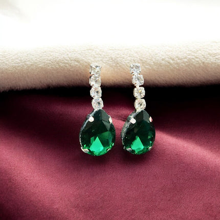 Trendy Green Pendant Necklace Set | Wedding, Party & Festive Wear Jewellery for Women