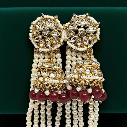 Traditional Bahubali Jhumka Earrings for Women, Wedding & Festive Wear
