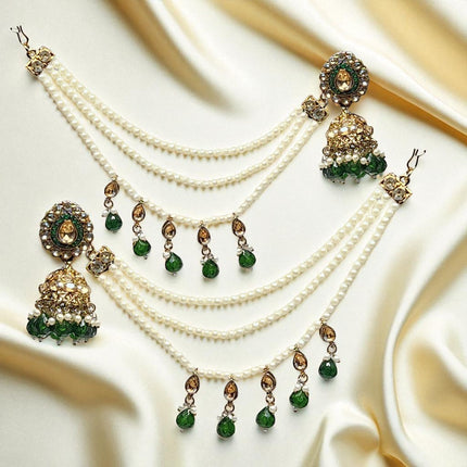 Traditional Bahubali Jhumka Earrings for Women, Wedding & Festive Wear | BG2074