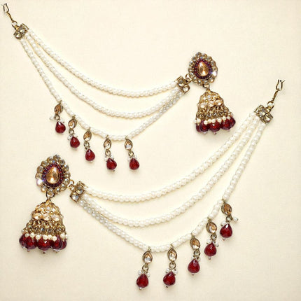 Traditional Bahubali Jhumka Earrings for Women, Wedding & Festive Wear
