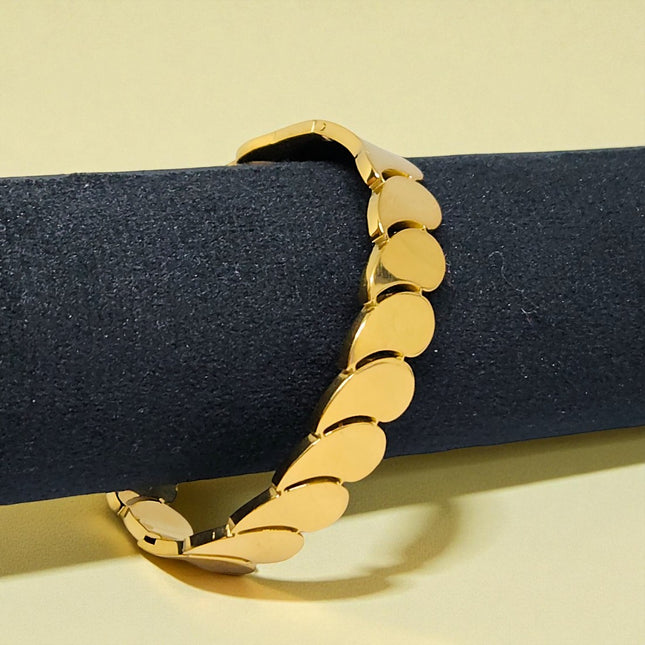 Gold Plated Stainless Steel Anti Tarnish Bracelet