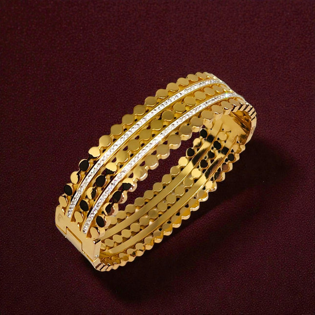 Anti-Tarnish Gold Plated Trendy Bracelet for Women & Girls | Latest Design | Party & Daily Wear