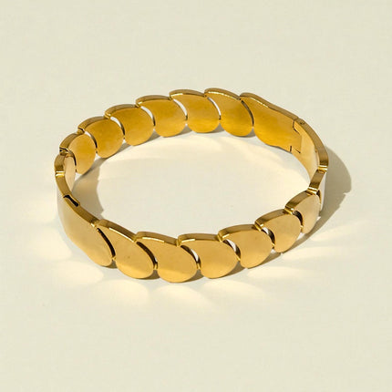 Gold Plated Stainless Steel Anti Tarnish Bracelet