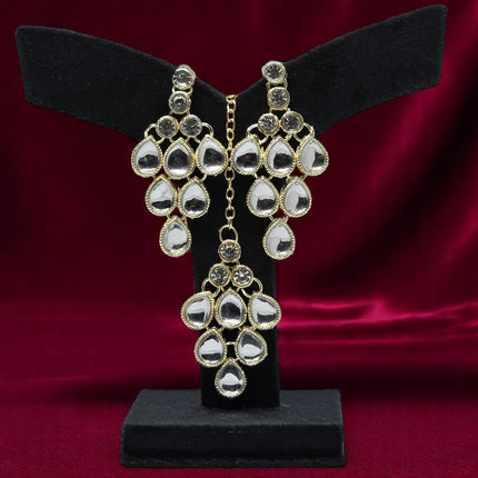 Necklace Set with Earring & Maangtika for women