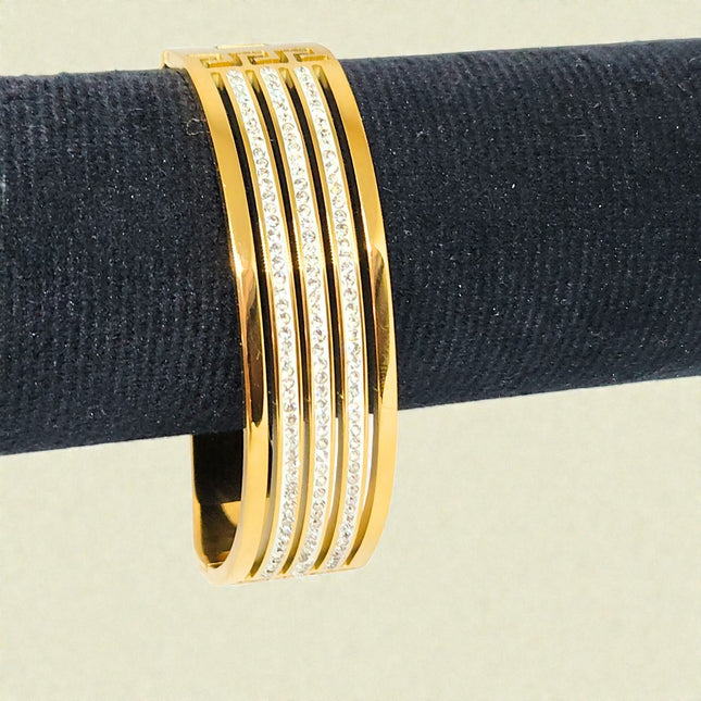 Premium Anti-Tarnish Gold Plated Bracelet | Lightweight Stylish Design | Party & Regular Wear