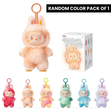 1 Pc Labubu Doll Surprise Keychain | Cute Plush Body with Premium Vinyl Face, Collectible Bag Charm