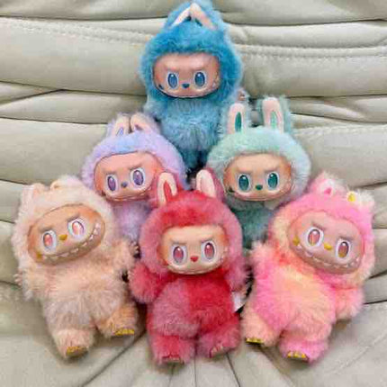 1 Pc Labubu Doll Surprise Keychain | Cute Plush Body with Premium Vinyl Face, Collectible Bag Charm