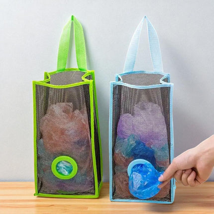 2 PC Kitchen Polybag Organizer | Wall Hanging Plastic Bag Dispenser Holder | BG0015