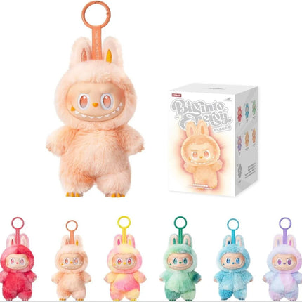 1 Pc Labubu Doll Surprise Keychain | Cute Plush Body with Premium Vinyl Face, Collectible Bag Charm