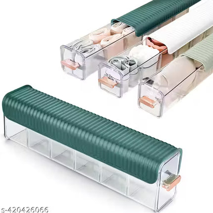 1 Pc 6 Cell Socks, Charger, Jewelry, Underwear or Other Accessories Wall Mount Drawer Organizer | BG0003